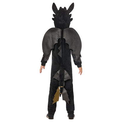 Kids Toothless Jumpsuit Costume - How to Train Your Dragon Live Action BLACK