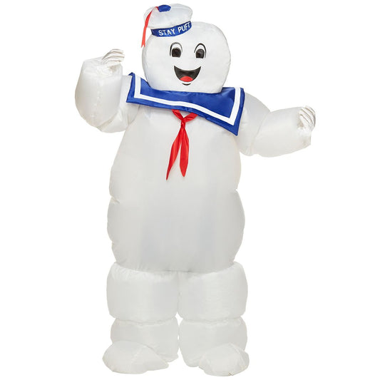 Kids Stay Puft Inflatable Costume - Ghostbusters WHITE