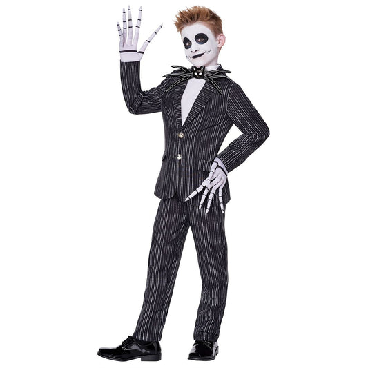 Kids Jack Skellington Suit Costume - The Nightmare Before Christmas BLACK AND WHITE
