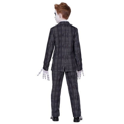 Kids Jack Skellington Suit Costume - The Nightmare Before Christmas BLACK AND WHITE