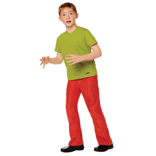 Kids Shaggy Costume - Scooby-Doo RED GREEN