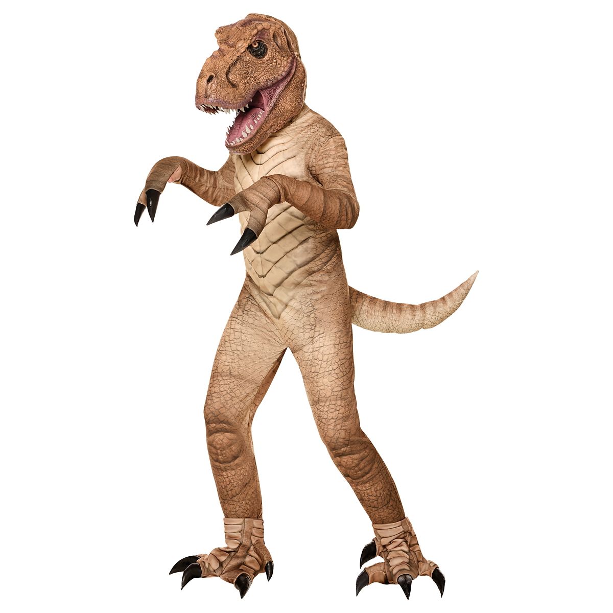 Kids T-Rex Jumpsuit Costume - Jurassic Park BROWN