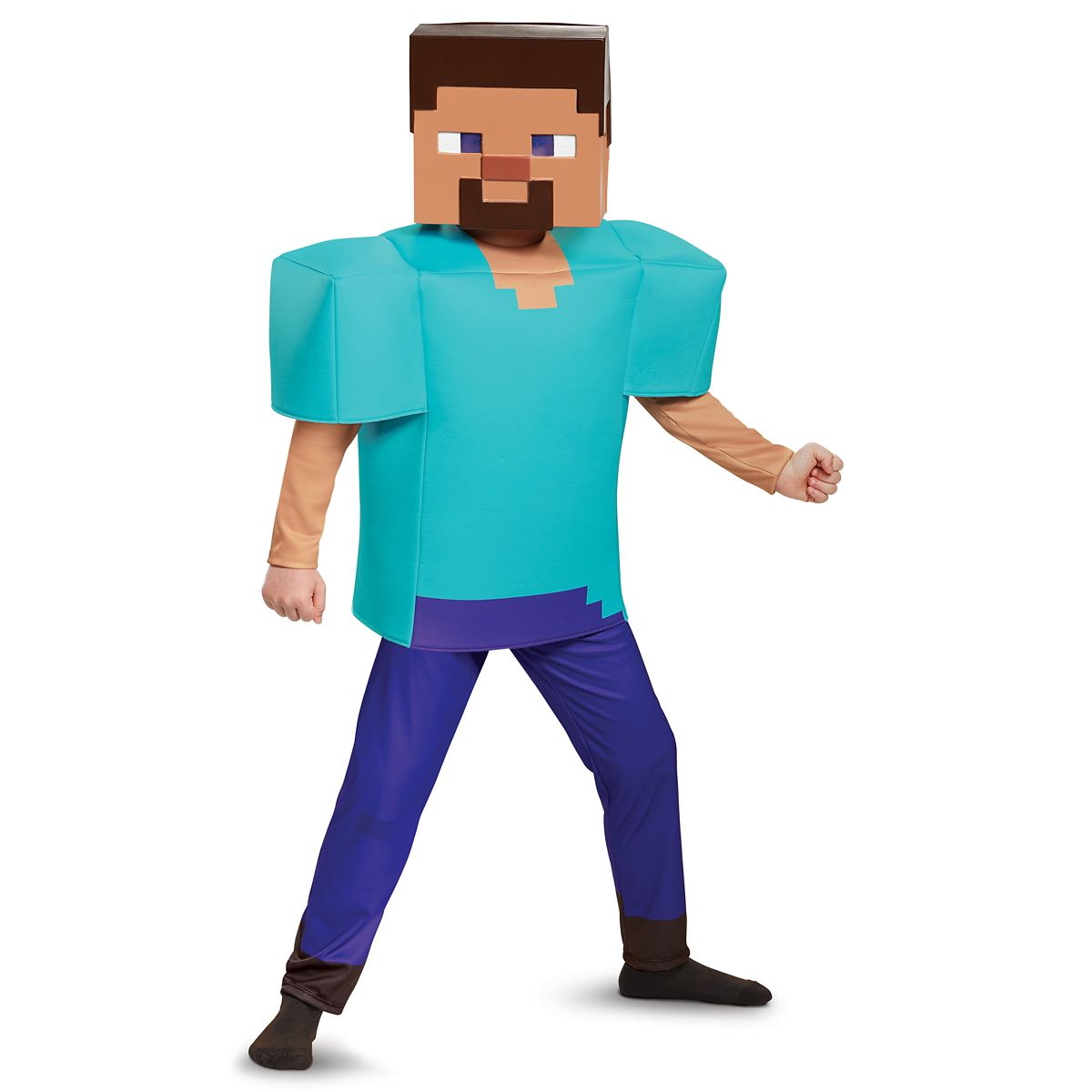 Kids Steve Costume Deluxe - Minecraft BLUE