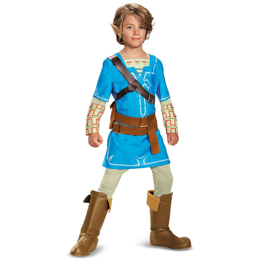 Kids Link Costume Deluxe - The Legend of Zelda: Breath of the Wild GREEN