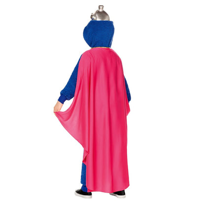 Kids Super Grover Jumpsuit Costume - Sesame Street BLUE