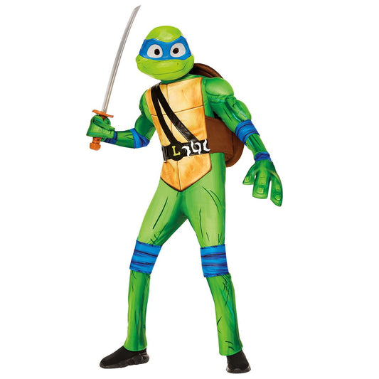 Kids Leonardo Costume Deluxe - TMNT Mutant Mayhem GREEN