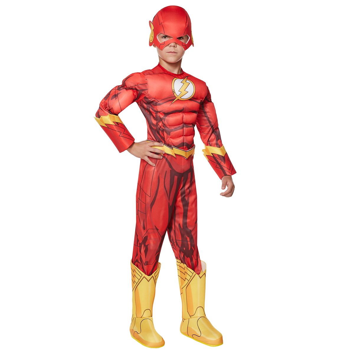 Kids Flash Costume Deluxe - DC Comics YELLOW
