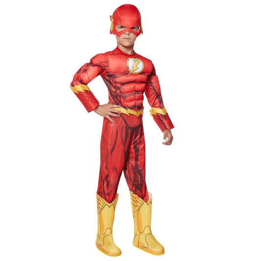 Kids Flash Costume Deluxe - DC Comics YELLOW