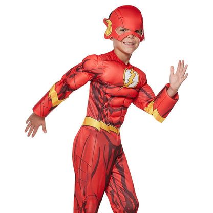 Kids Flash Costume Deluxe - DC Comics YELLOW
