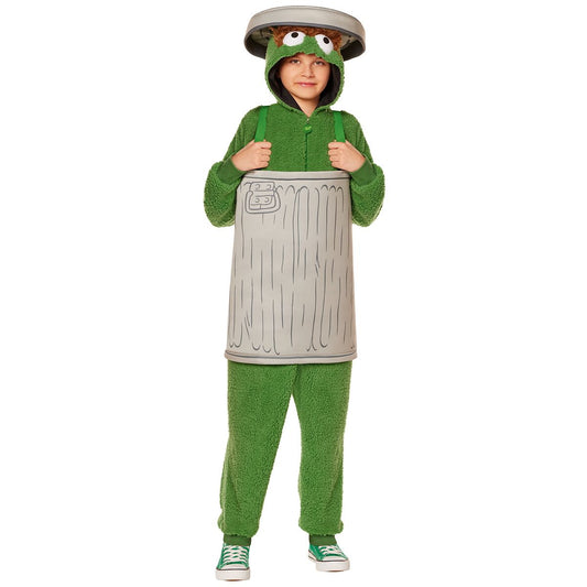 Kids Oscar the Grouch Costume - Sesame Street GREEN