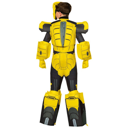 Kids Light-Up Bumblebee Costume Deluxe - Transformers BLACK AND YELLOW
