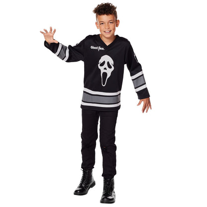 Kids Ghost Face Jersey BLACK