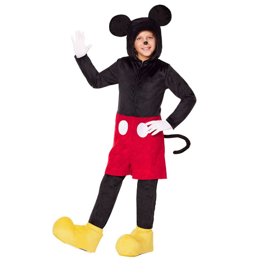 Kids Mickey Mouse Jumpsuit Costume - Mickey and Friends BLACK AND RED