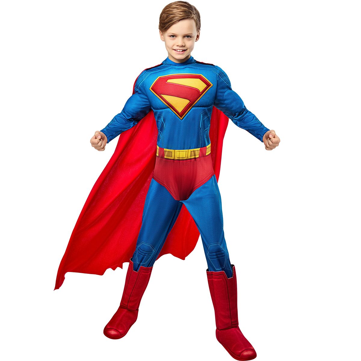 Kids Superman Costume Deluxe RED / BLUE