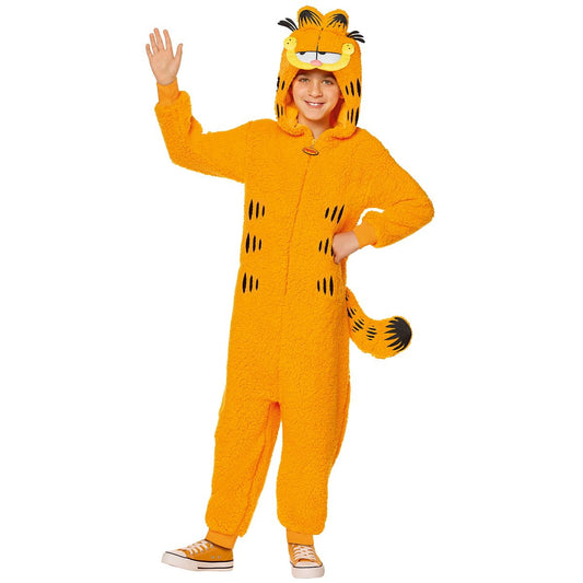Kids Garfield Jumpsuit Costume ORANGE