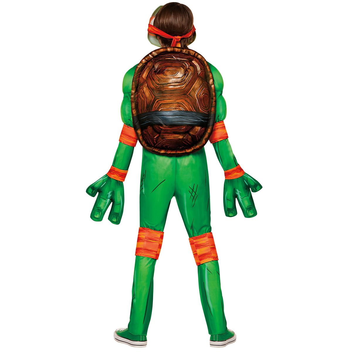 Kids Michaelangelo Costume Deluxe - TMNT Mutant Mayhem GREEN