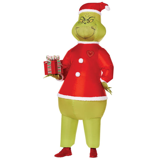 Kids Inflatable Grinch Costume - Dr. Seuss GREEN
