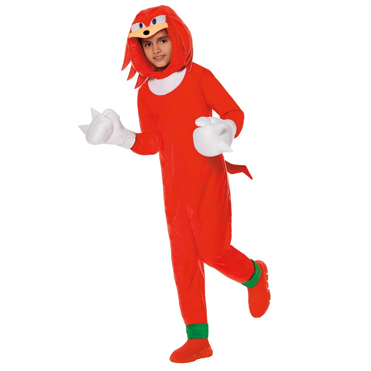 Kids Knuckles Jumpsuit Costume -  Sonic the Hedgehog RED