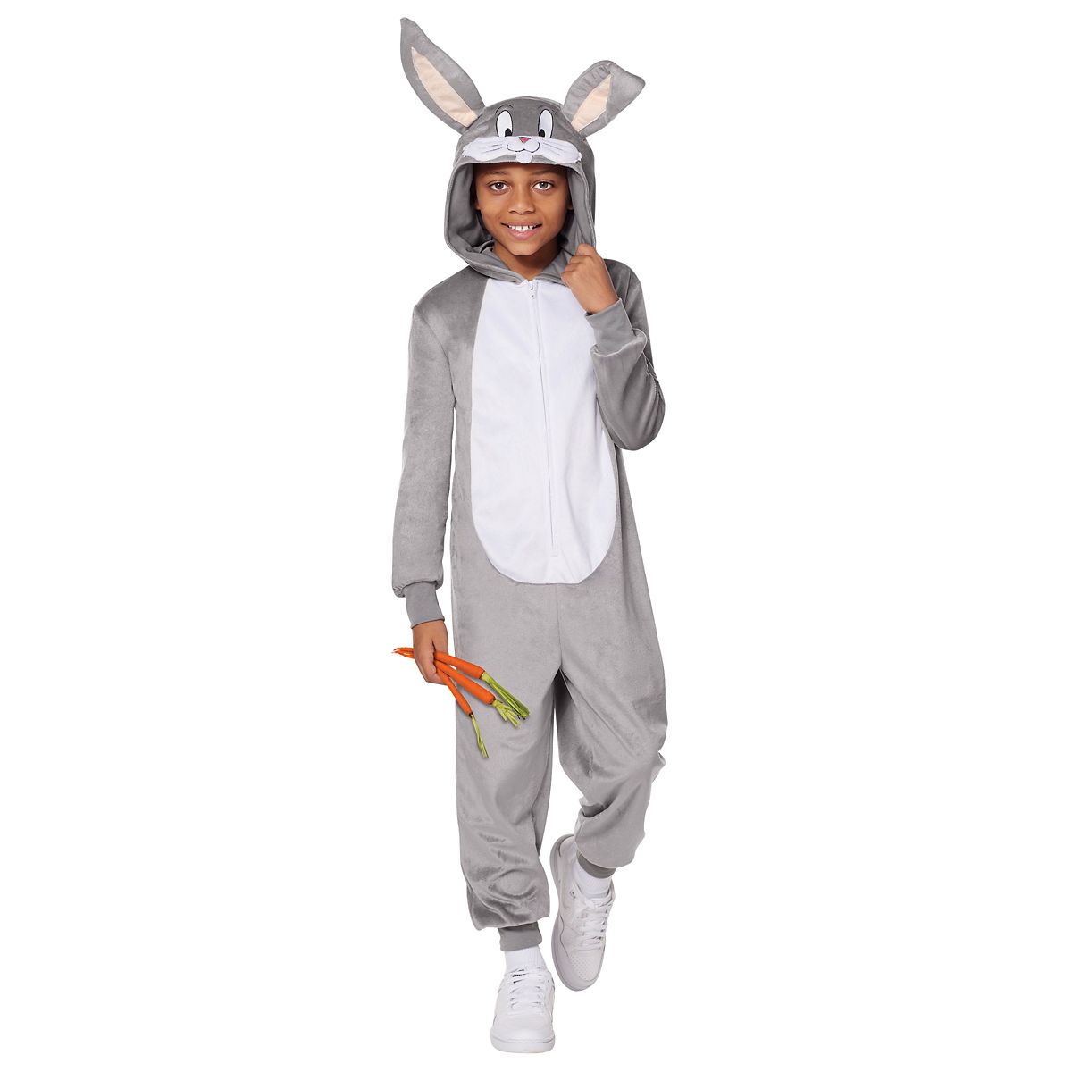 Kids Bugs Bunny Jumpsuit - Looney Tunes WHITE/GREY