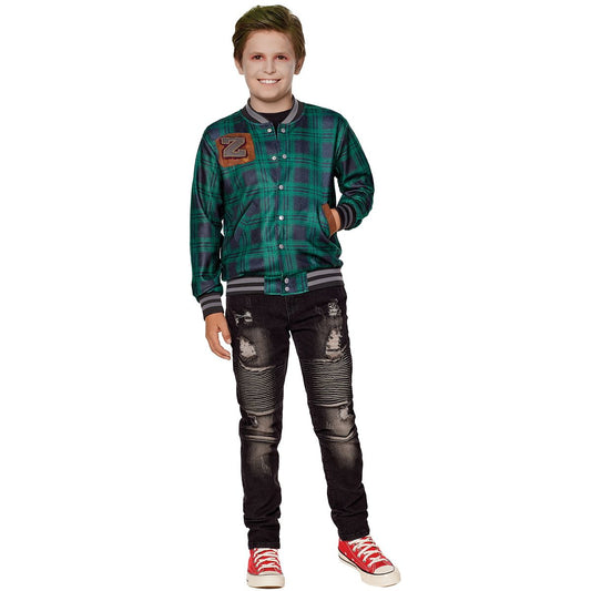 Kids Zed Jacket - Zombies 3 BLACK AND GREEN