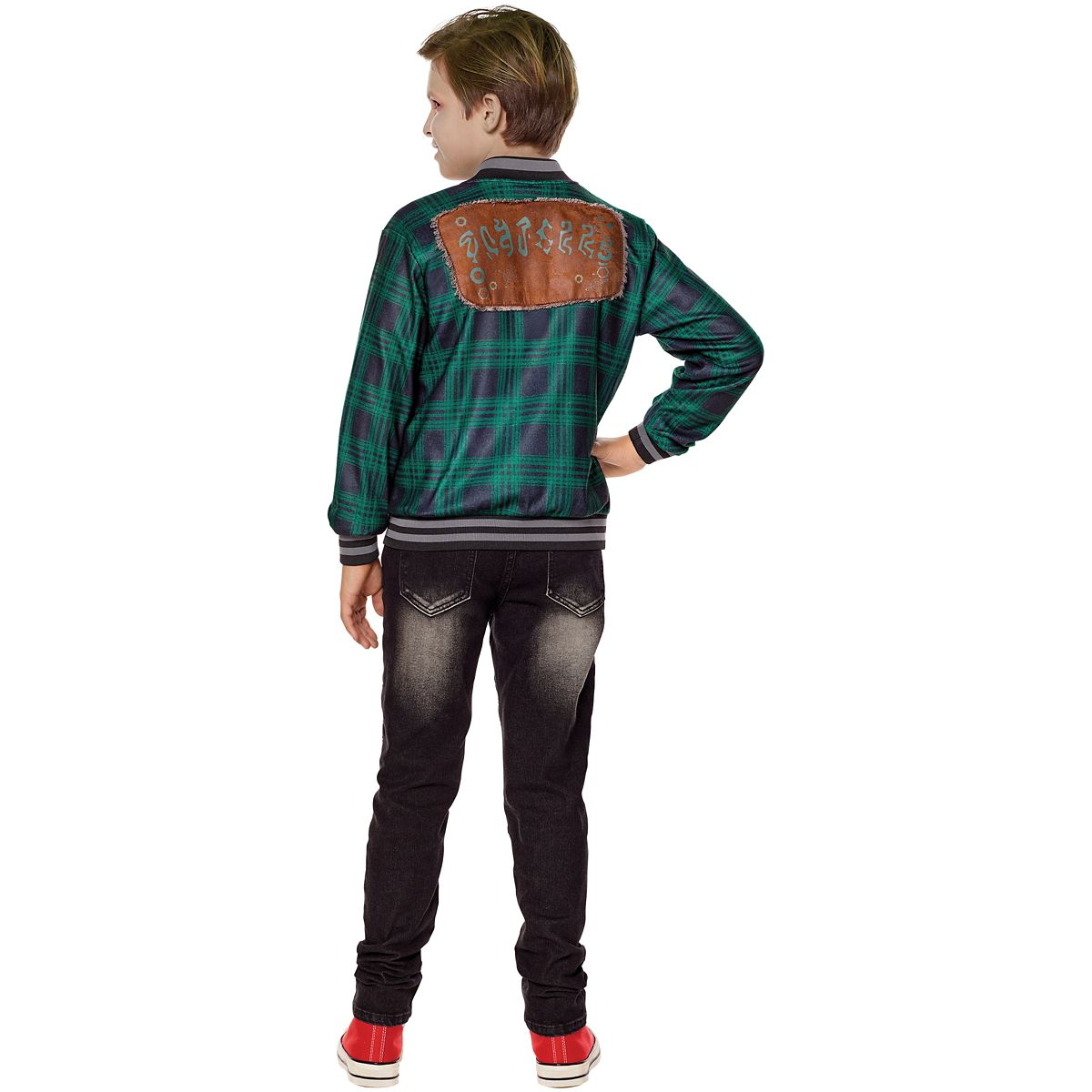 Kids Zed Jacket - Zombies 3 BLACK AND GREEN