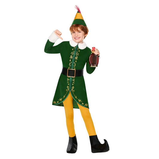 Kids Buddy the Elf Costume - Elf GREEN