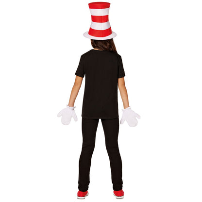 Kids The Cat in the Hat Costume Kit BLACK