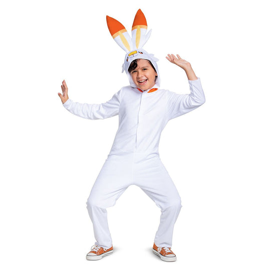 Kids Scorbunny Costume - Pokémon WHITE