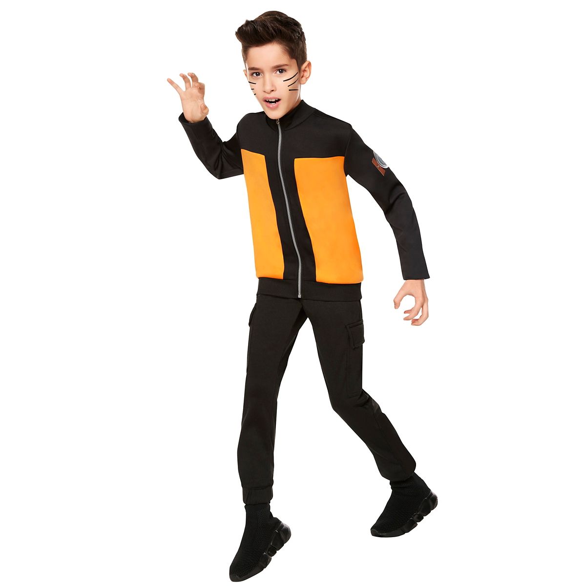 Kids Naruto Shippuden Jacket BLACK AND YELLOW
