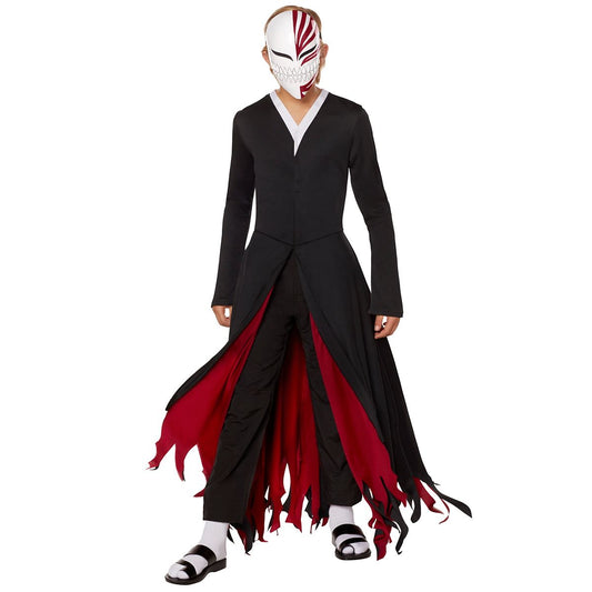 Kids Ichigo Shihakusho Hollow Costume - Bleach BLACK
