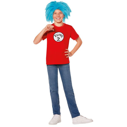 Kids Thing 1 and Thing 2 Costume Kit - The Cat in the Hat RED