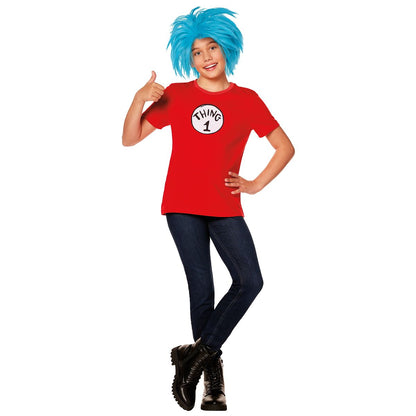 Kids Thing 1 and Thing 2 Costume Kit - The Cat in the Hat RED