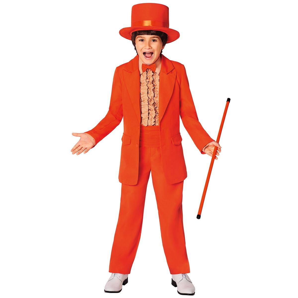 Kids Lloyd Christmas Tuxedo Costume - Dumb and Dumber ORANGE