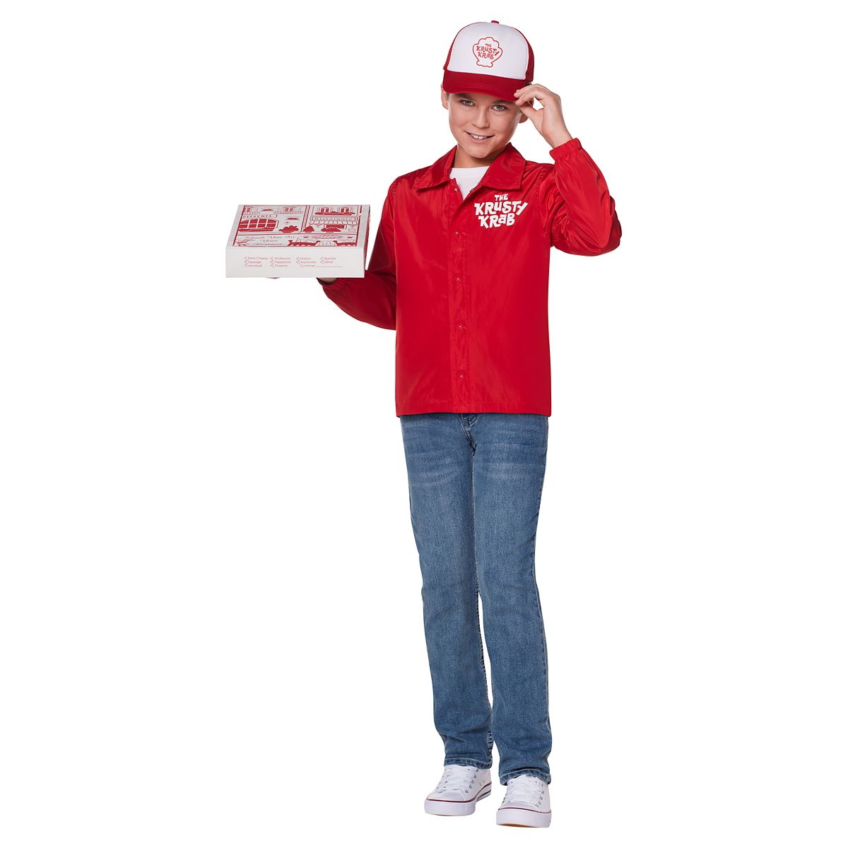 Kids Krusty Krab Uniform Costume - SpongeBob SquarePants RED