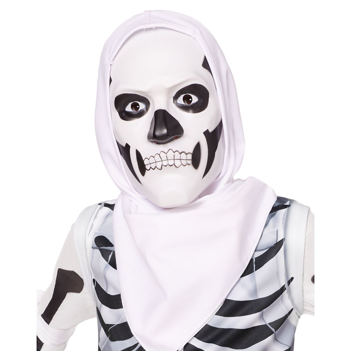 Youth Skull Trooper (Inverted) Costume – Fortnite WHITE