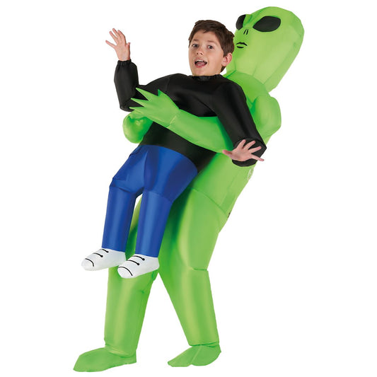 Kids Inflatable Alien Abduction Costume MULTI-COLOR