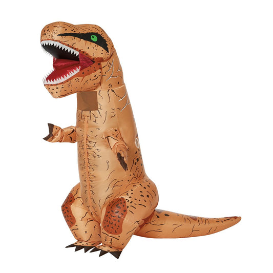 Kids Donny The Dinosaur Inflatable Costume BROWN