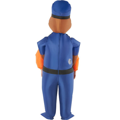 Kids Police and Inmate Inflatable Costume BLUE