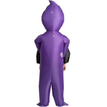 Kids Light-Up Purple Ghoul Pick-Me-Up Inflatable Costume PURPLE