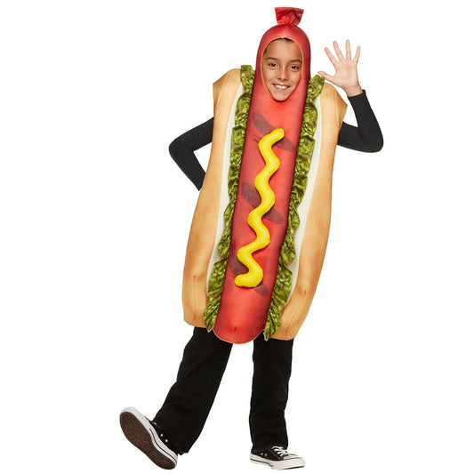 Kids Hotdog Costume LIGHT BROWN