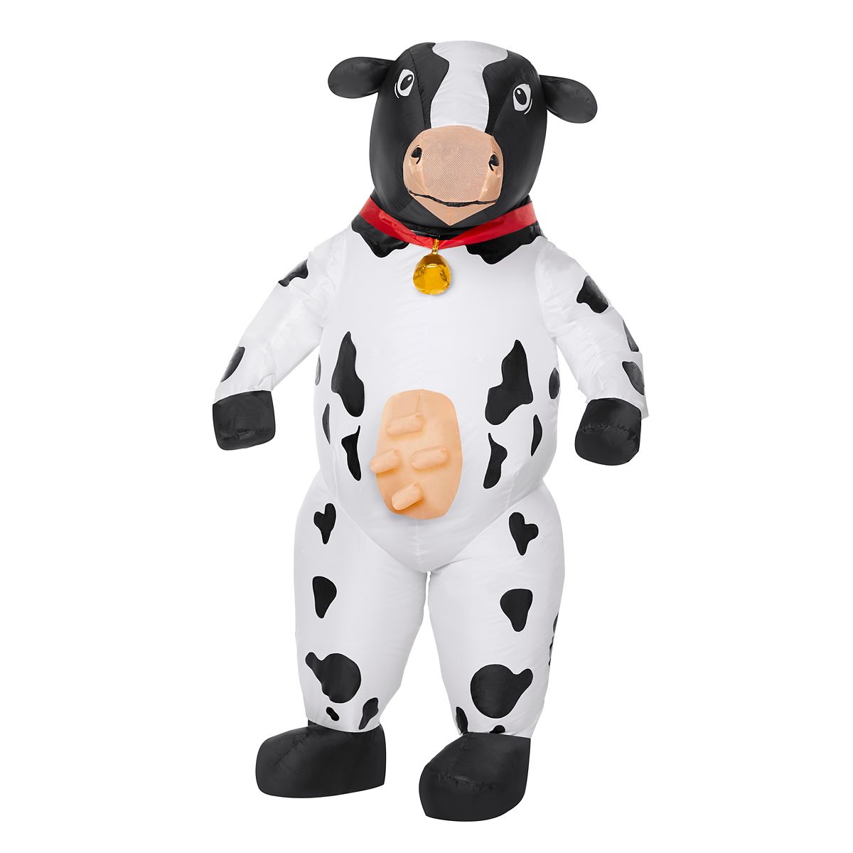 Kids Cow Inflatable Costume BLACK AND WHITE
