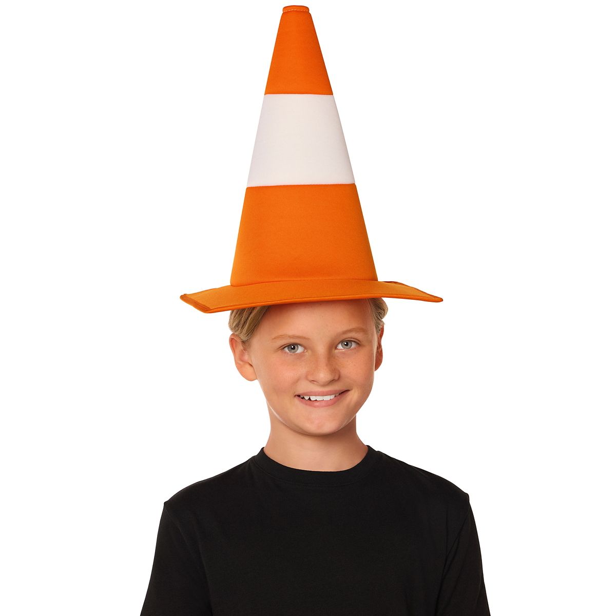 Kids Traffic Cone Hat ORANGE