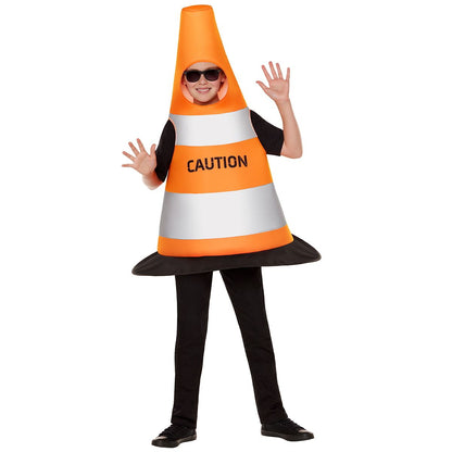 Kids Traffic Cone Costume YELLOW