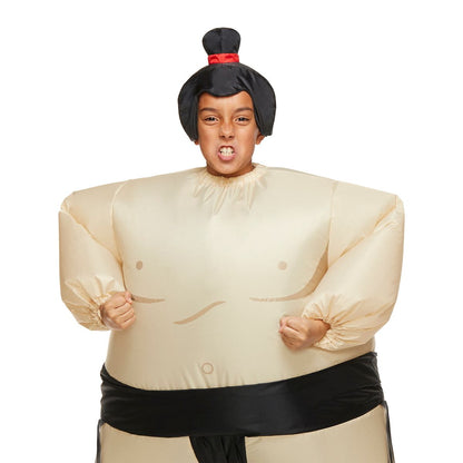 Kids Sumo Wrestler Inflatable Costume MULTI-COLOR