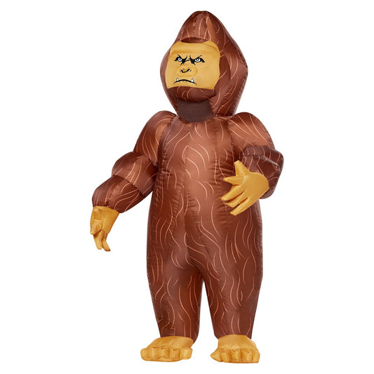Kids Sasquatch Inflatable Costume BROWN
