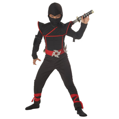 Kids Stealth Ninja Costume BLACK
