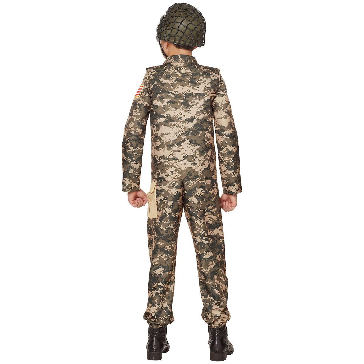 Kids Military Soldier Costume GREEN