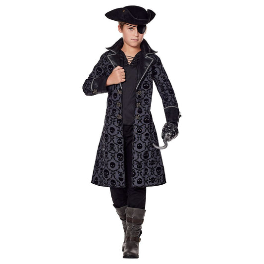 Kids High Seas Pirate Costume BLACK