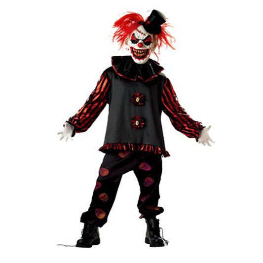 Kids Carver the Clown Costume BLACK AND RED