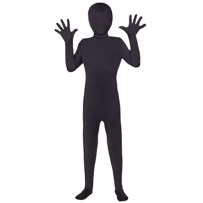 Kids Super Skins Black Skin Suit Costume BLACK
